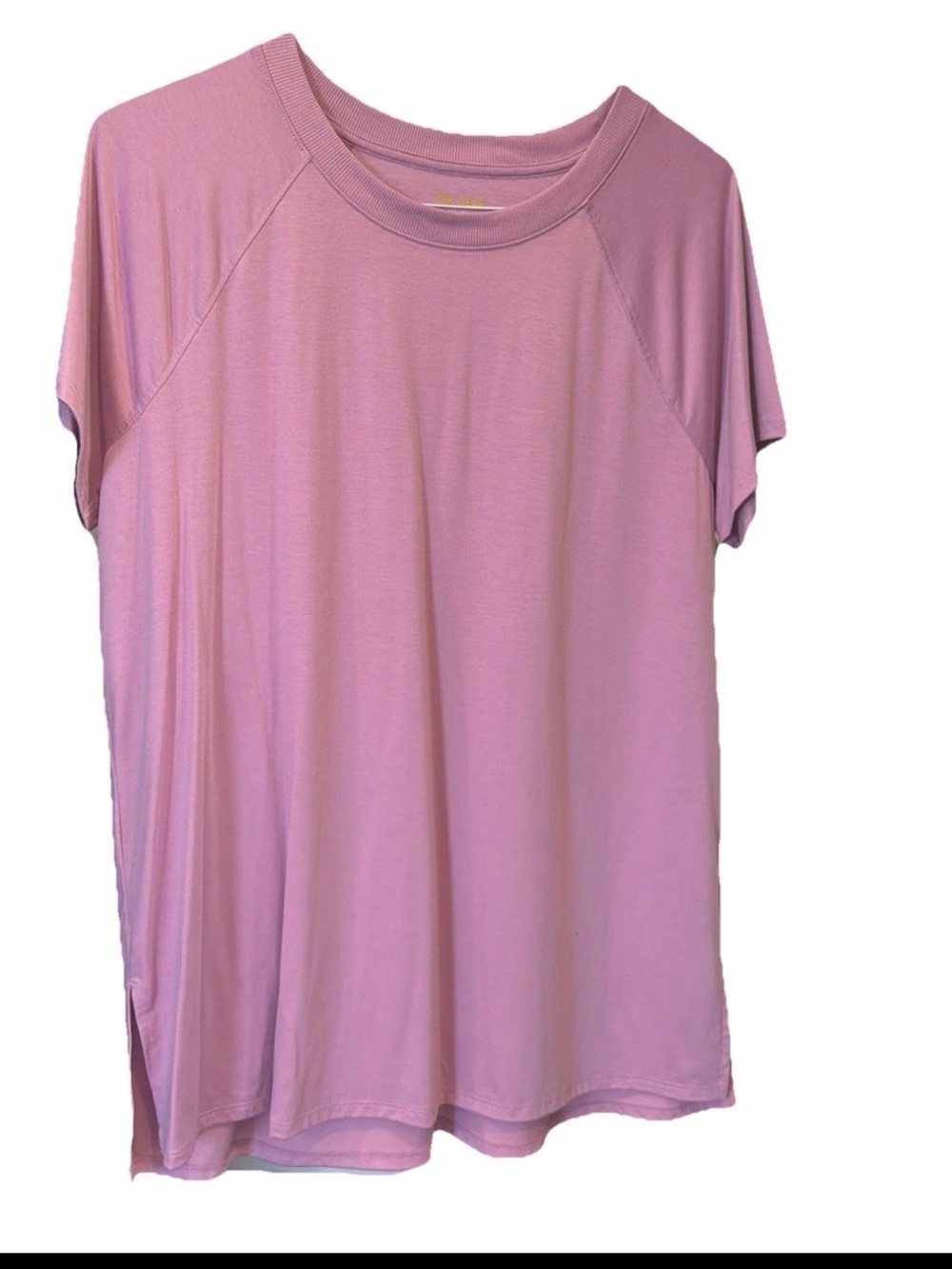 Tek Gear Women’s On The Go Short Sleeve Tee Shirt Blush Size XL